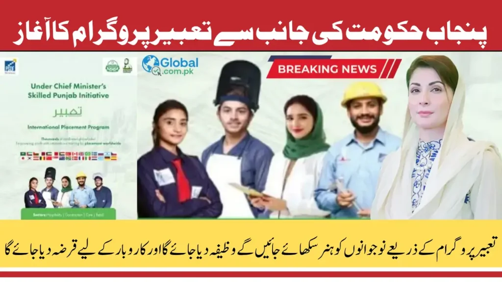 CM Punjab Tabeer Program 2025 Apply Online by PSDF