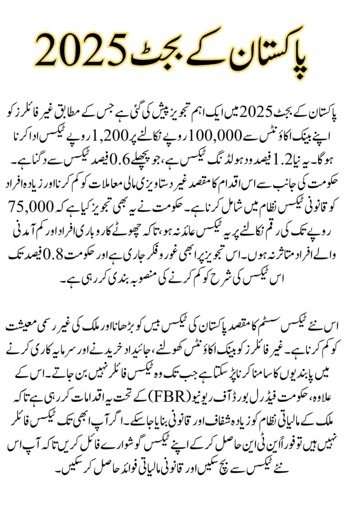 Pakistan Budget 2025: ATM Cash Withdrawals Tax For Non-Filers